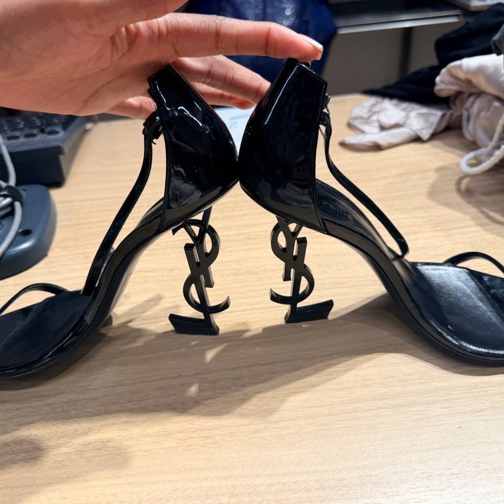 Saint Laurent Opyum 110 YSL Heeled Sandals - Picture 2 of 6